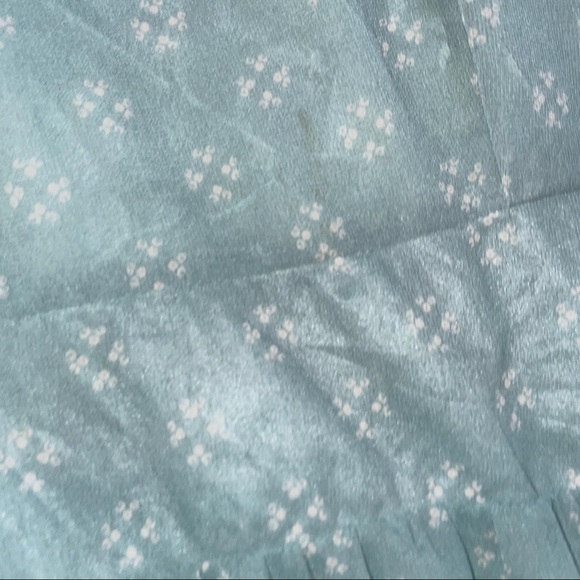 Free people Teal Blue peasant Dress - Picture 6 of 8